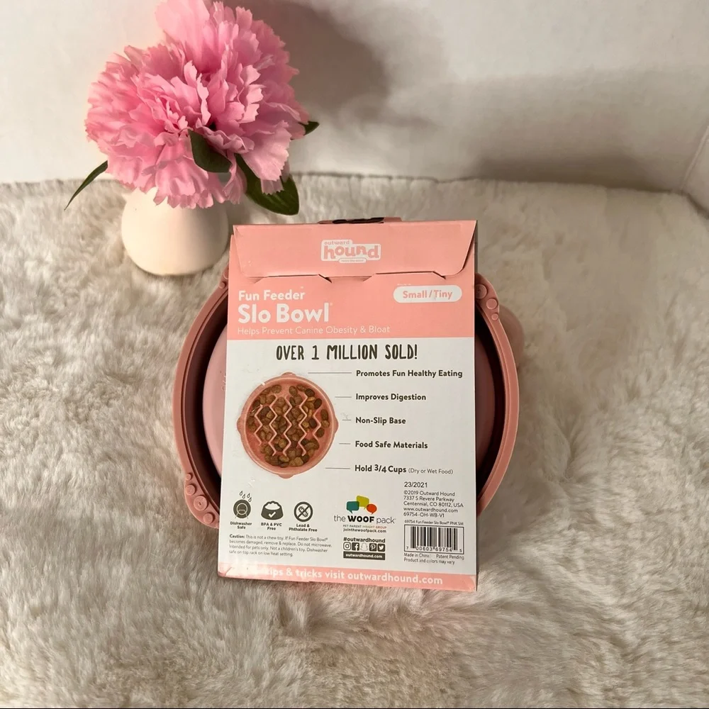 Outwar Hound Fun Feeder Slo Bowl Small/Tiny 💕